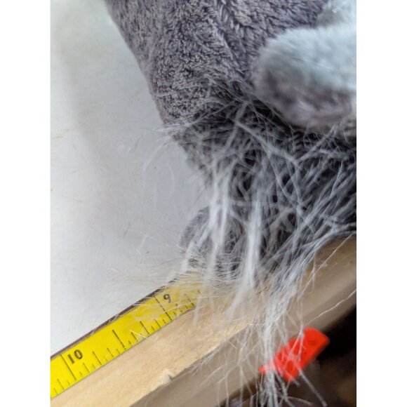 Gray Plush Horse Stuffed Animal 9" With Fluffy Mane & Tail By Ganz No Code - Picture 3 of 3